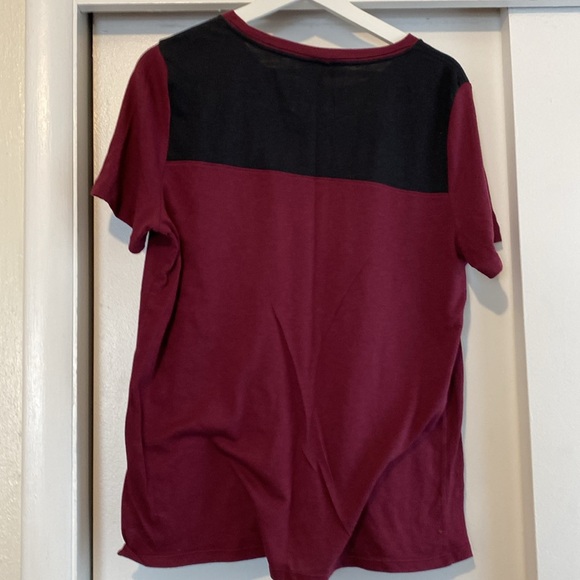 Victoria's Secret PINK Sequin Color Block T-shirt - LARGE - Picture 2 of 5